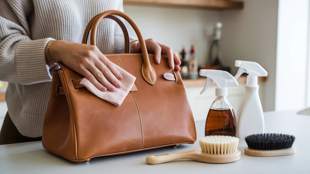 راهنمای جامع نگهداری و تمیزکاری کیف چرم